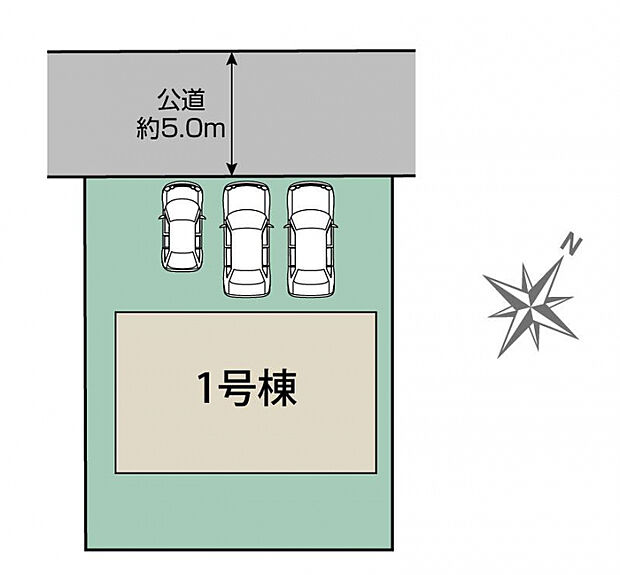 千葉市稲毛区園生町1棟 区画図