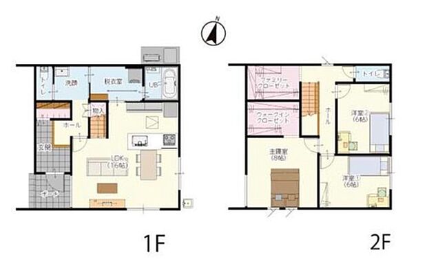 【1号地】3398万円、3LDK、土地面積175.17m2、建物面積102.67m2
