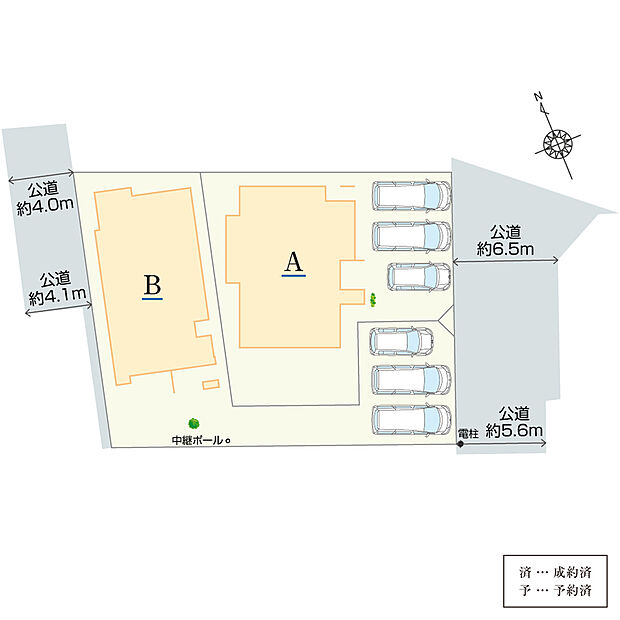 全2棟。近鉄湯の山線「中菰野」駅まで徒歩約2分と通勤・通学に便利な立地です。並列駐車3台分+駐輪スペース付きですので、車や自転車で気軽にお出かけできます。