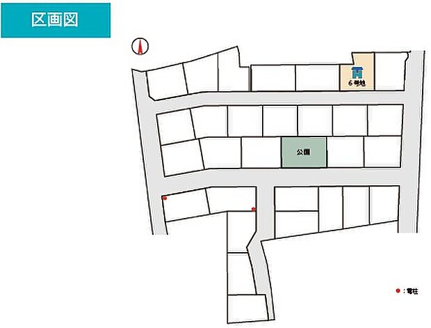 サニーガーデン小郡大板井 全体区画図