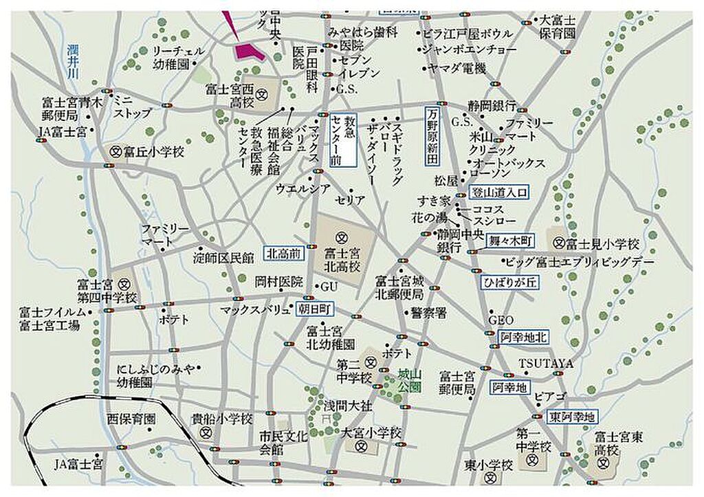 富士宮市 宮原 淀師 分譲地 建築条件付 静岡県富士宮市宮原６８ ８ 他西富士宮駅の新築一戸建て 物件番号 の物件詳細 ニフティ不動産