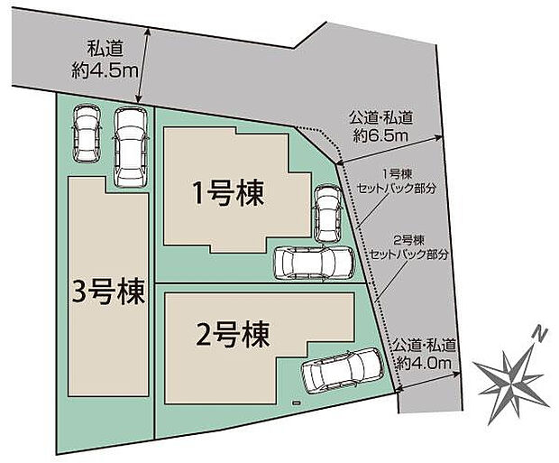 横浜市旭区本村町3棟 区画図