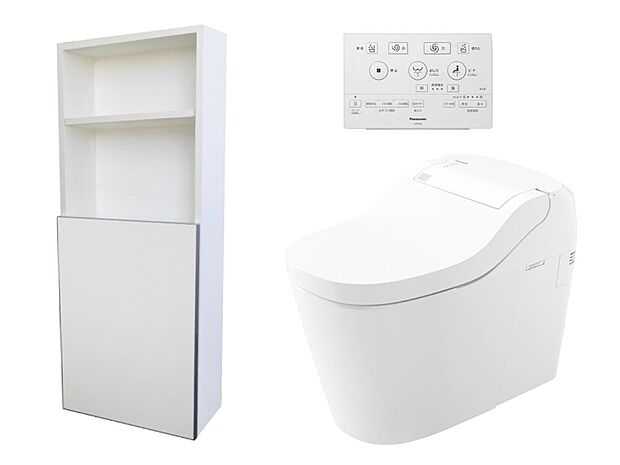【その他画像】【タンクレストイレ】タンクをなくしたデザイン・先進の機能で、トイレスペースに心地よさをプラス。お手入れもしやすく汚れもつきにくいから、気持ちにも余裕が生まれます。（1階のみ）