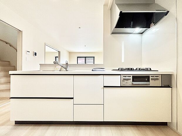 【キッチン】お料理を効率的に、楽しく！システムキッチン