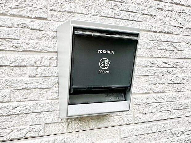 【その他現地】EV充電用屋外コンセント 。