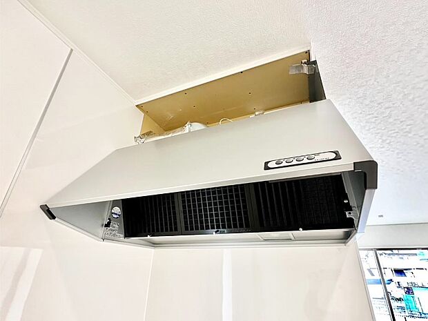 【レンジフード】基本的なお手入れはフィルターのみ!お手入れのしやすさも魅力です。