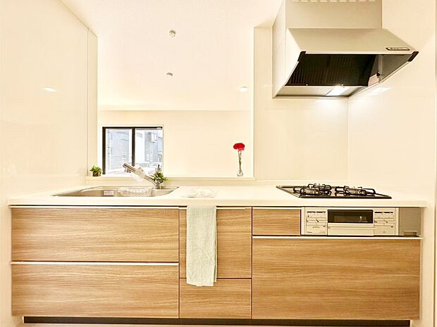 【キッチン】お料理を効率的に、楽しく!システムキッチン