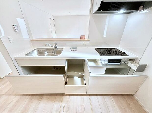 【その他設備(スライド収納)】使いやすさを優先したスライド式収納タイプ!