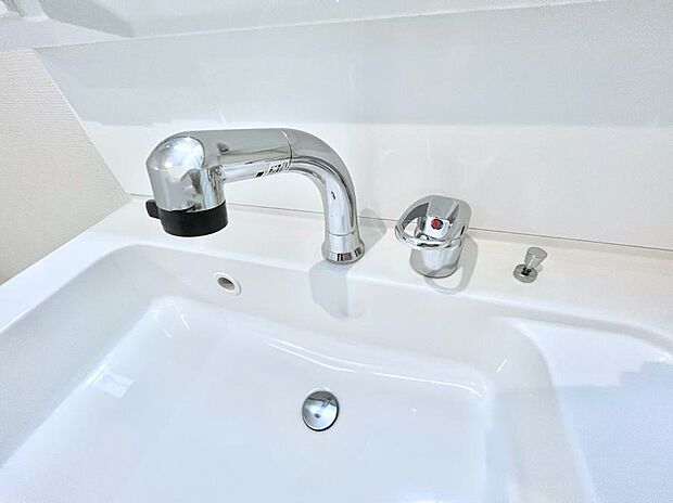 【その他設備(シャワー水栓)】ハンドシャワー付き!使いやすい洗面台。