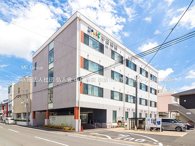 医療法人社団 弘人会 中田病院（約1,250m・徒歩16分）
