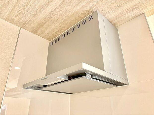 【その他設備(レンジフード)】基本的なお手入れはフィルターのみ！お手入れのしやすさも魅力です。