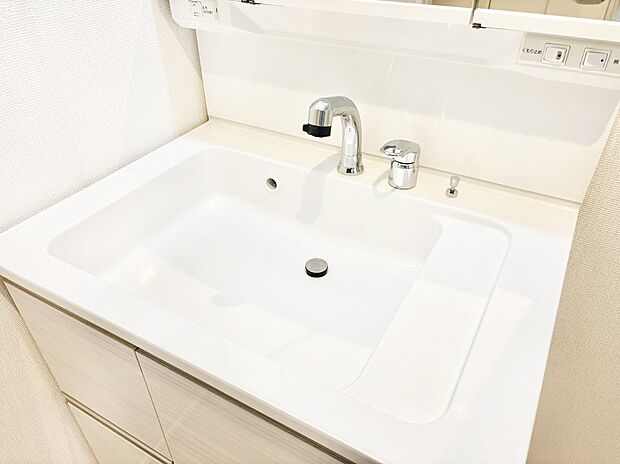【その他設備(ハンドシャワー水栓)】ハンドシャワー付き！使いやすい洗面台。