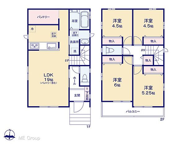 【4LDK】図面と異なる場合は現況を優先