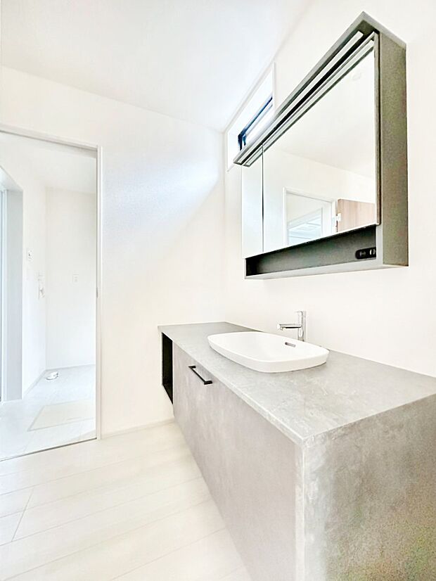 【洗面台・洗面所】お子さんがうがい、手洗いも喜んでしてくれそうな洗面所!