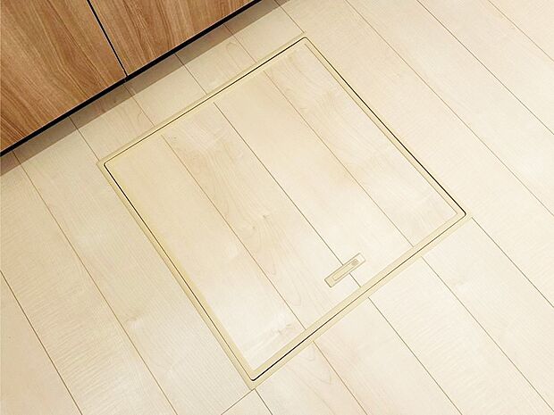 【その他設備(床下収納)】床下収納付き!日用品・非常用品の収納にも大活躍。