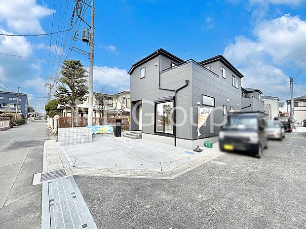 【前面道路含む現地写真】堂々完成!! ここから始まる新生活を応援いたします!