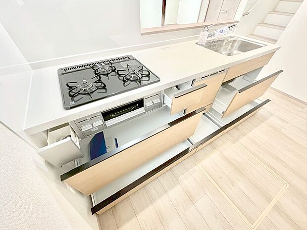 【その他設備(スライド収納)】使いやすさを優先したスライド式収納タイプ！