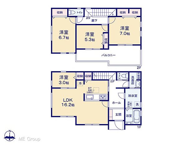 【4LDK】図面と異なる場合は現況を優先