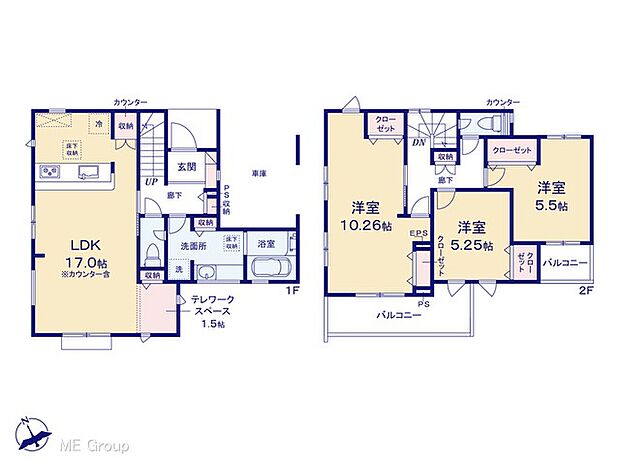 【3LDK】図面と異なる場合は現況を優先