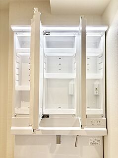 その他設備(三面鏡裏収納)