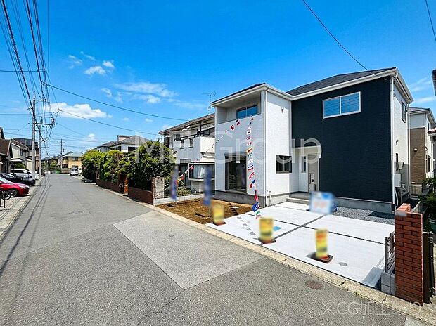 【前面道路含む現地写真】堂々完成！！ ここから始まる新生活を応援いたします！ 