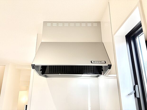 【その他設備(レンジフード)】基本的なお手入れはフィルターのみ！お手入れのしやすさも魅力です。