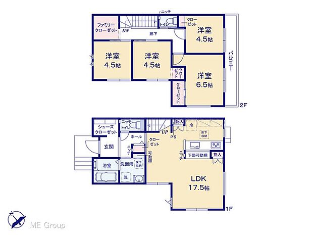【4LDK】図面と異なる場合は現況を優先