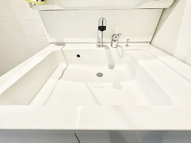 【その他設備(ハンドシャワー水栓)】ハンドシャワー付き！使いやすい洗面台。