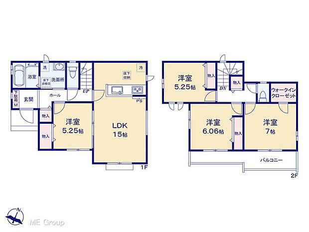【4LDK】図面と異なる場合は現況を優先