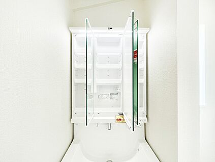 その他設備(三面鏡裏収納)