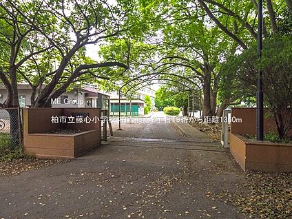 柏市立藤心小学校 1360m(17分)