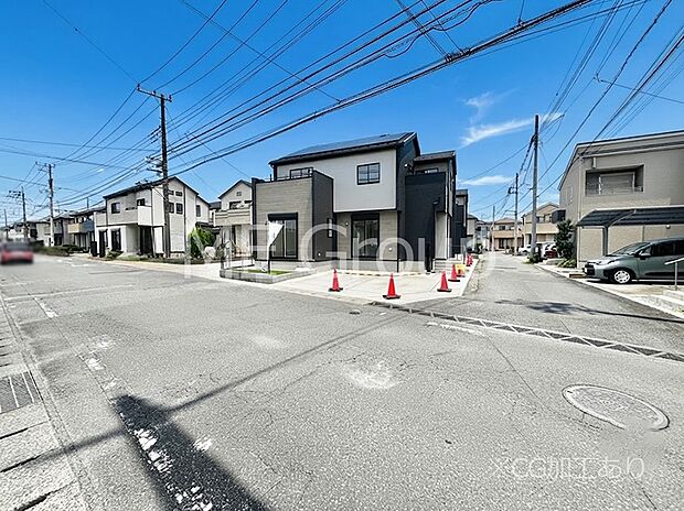 【前面道路含む現地写真】堂々完成!! ここから始まる新生活を応援いたします!