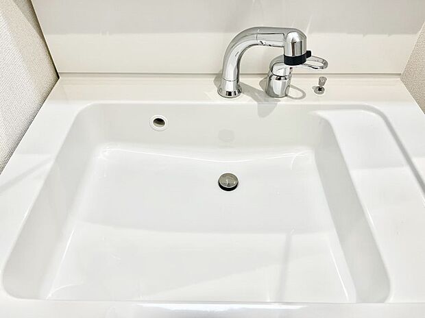 【その他設備(シャワー水栓)】ハンドシャワー付き!使いやすい洗面台。