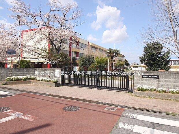 鴻巣市立鴻巣北小学校（約270m）