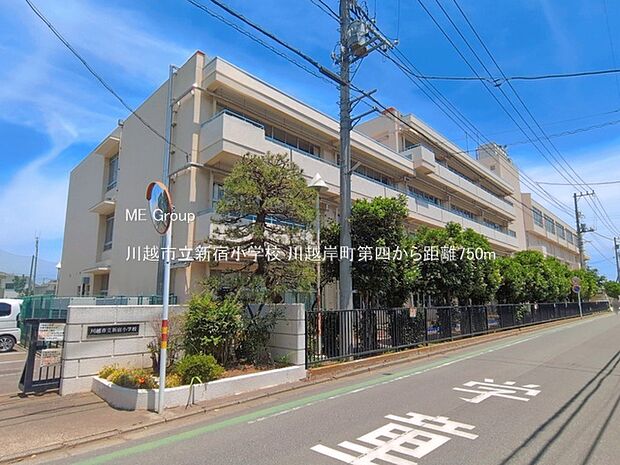 川越市立新宿小学校(約750m)