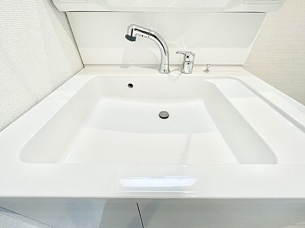 【その他設備(ハンドシャワー水栓)】ハンドシャワー付き!使いやすい洗面台。