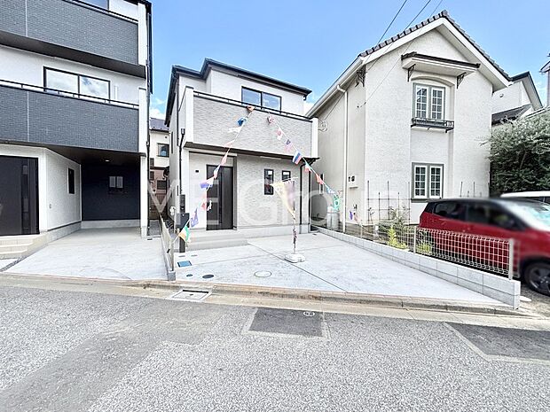 【前面道路含む現地写真】堂々完成!! ここから始まる新生活を応援いたします!