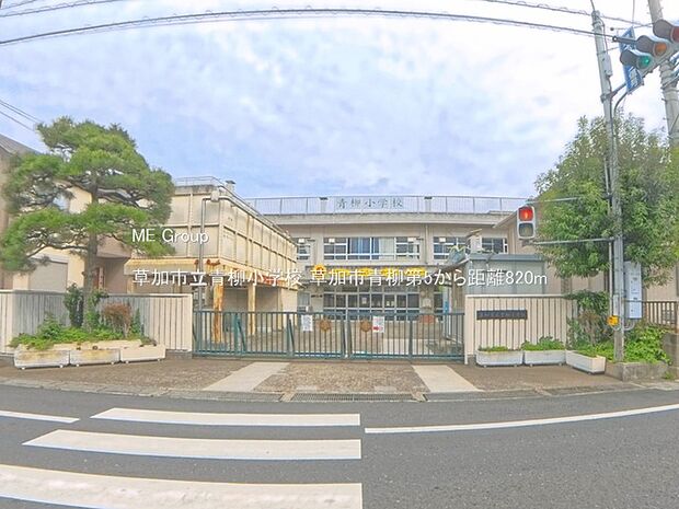 草加市立青柳小学校（約820m）