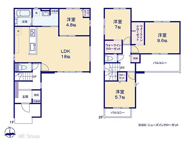 【4LDK】図面と異なる場合は現況を優先