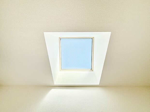 【その他設備(トップライト)】自然な明るさで室内を照らし、開放感もプラスしてくれるトップライト。