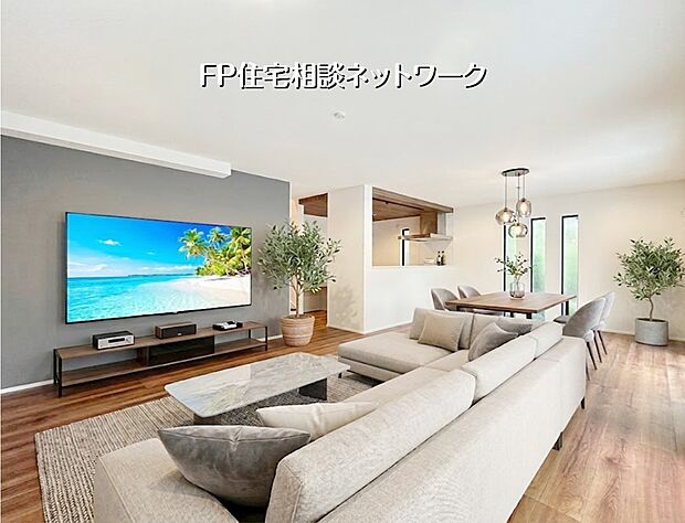 【収納】本画像はAIがCGで家具・小物を作成しており、実際の現地に家具・小物は設置されておりません。また、販売価格に家具・小物等は含まれておりません。