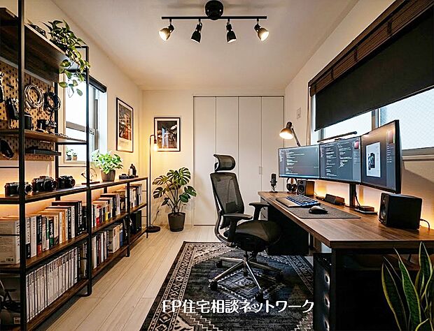 【洋室│6.5帖】  本画像はAIがCGで家具を作成しており、実際の現地に家具は設置されておりません。また、販売価格に家具等は含まれておりません。
