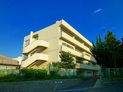 上の宮中学校 600m