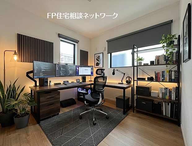【リビング以外の居室】【洋室│4.5帖】 本画像はAIがCGで家具を作成しており、実際の現地に家具は設置されておりません。また、販売価格に家具等は含まれておりません。