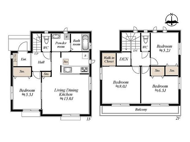 (B号棟)、価格3350万円、4LDK+S、土地面積157.19m2、建物面積98.12m2