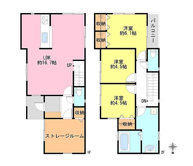 2号棟間取り図