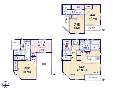 ホームズ 平井7 生活に便利な設備が充実した新築分譲住宅 三信不動産販売 江戸川区 ｊｒ総武線 平井 駅 徒歩13分の新築一戸建て