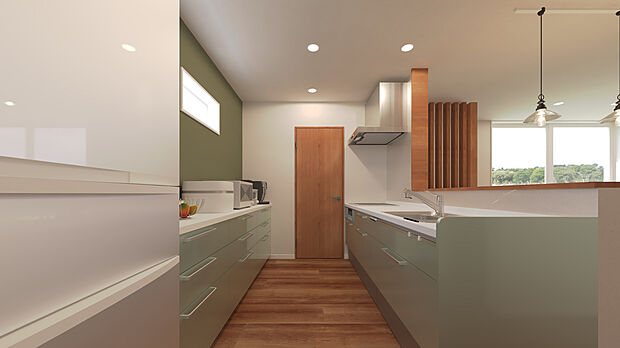 【3号地】キッチン
※写真はイメージパース