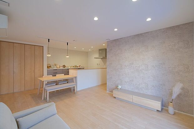 【【121号地】】17.5帖の家族がくつろげるLDK。