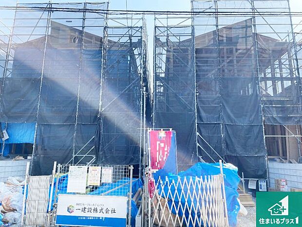 現在はこんな感じです。完成までが待ち遠しいですね。